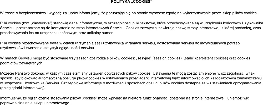 Polityka cookies 