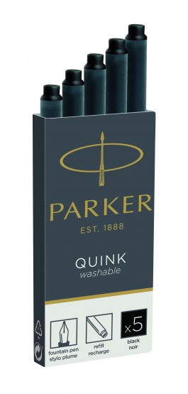 Parker Quink naboje do pióra wiecznego długie (5 szt.) czarny 1950382