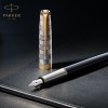 Pióro wieczne Parker Sonnet Premium METAL & BLACK GT (F) stalówka z 18K złota 