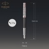 Pióro wieczne Parker Sonnet Premium METAL & GREY PGT (F) stalówka z 18K złota