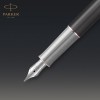 Pióro wieczne Parker Sonnet Premium METAL & GREY PGT (F) stalówka z 18K złota