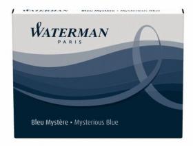 Naboje długie Waterman (8 szt.) niebiesko-czarne