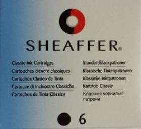 Sheaffer naboje krótkie (6 szt.) czarne