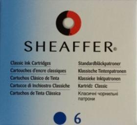 Sheaffer naboje krótkie (6 szt.) niebieskie