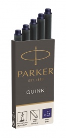 Parker Quink naboje do pióra wiecznego długie (5 szt.) niebieski 1950384