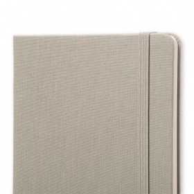 Notes Moleskine TWO-GO 11,5x18 cm, linia/gładki, twarda oprawa, ash grey
