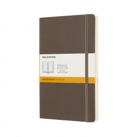 Notes Moleskine Classic 13x21 cm linia, miękka oprawa, earth brown