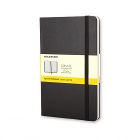 Notes Moleskine Classic 13x21cm kratka twarda oprawa, czarny