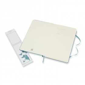 Notes Moleskine Classic 13x21 cm linia, twarda oprawa, reef blue