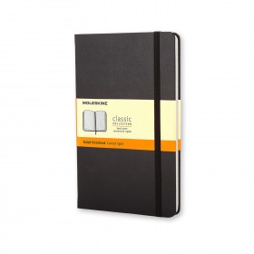 Notes Moleskine Classic 13x21cm linia, twarda oprawa, czarny