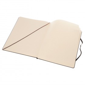 Notes Moleskine Classic 19x25 cm linia, twarda oprawa, czarny