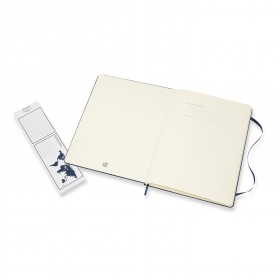 Notes Moleskine Classic 19x25 cm linia, twarda oprawa, szafirowy
