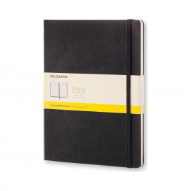 Notes Moleskine Classic 19x25 cm kratka, twarda oprawa, czarny