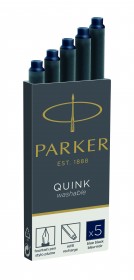 Parker Quink naboje do pióra wiecznego długie (5 szt.) granatowe 1950385