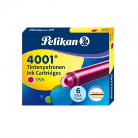 Naboje do pióra wiecznego Pelikan 4001 TP/6 krótkie różowe