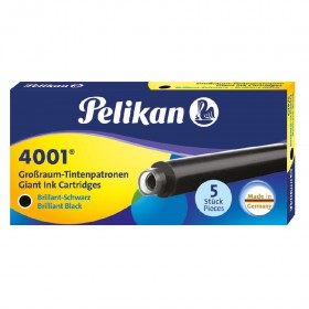 Naboje do pióra wiecznego Pelikan 4001 GTP/5 długie czarne