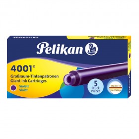 Naboje do pióra wiecznego Pelikan 4001 GTP/6 długie fioletowe