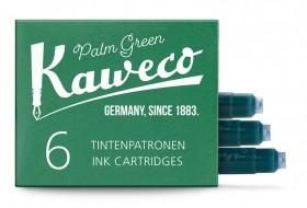 Naboje do pióra KAWECO zielone 6 szt. Palm Green