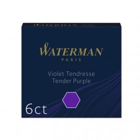 Naboje krótkie Waterman (6 szt.) purpurowe