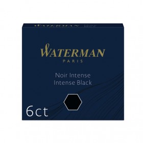 Naboje krótkie Waterman (6 szt.) czarne