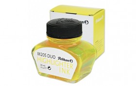 Atrament Pelikan M205 DUO fluorescencyjny żółty (30 ml)