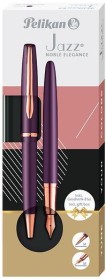 Zestaw piśmienniczy Pelikan pióro wieczne i długopis Jazz Noble Elegance, Viola